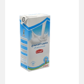 حليب المزرعة الجنيدي كامل الدسم 1لتر